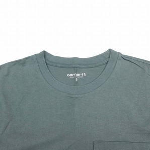 極美品 21SS カーハート carhartt WIP S/S POCKET T-SHIRT Tシャツ カットソー トップス コットン 半袖 コットン ロゴ パッチ I022091 Sの画像3