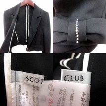 スコットクラブ SCOT CLUB ジャケット テーラード 9 黒 ブラック /RT レディース_画像5