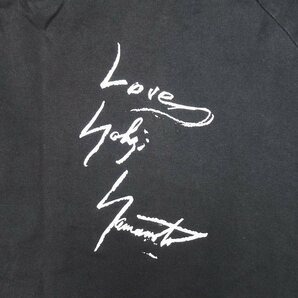 20ss ワイスリー ヨウジヤマモト × アディダス YOHJI TEE Tシャツ 手書き ロゴ プリント 3ストライプ L 黒 EK4553/メンズ レディースの画像3