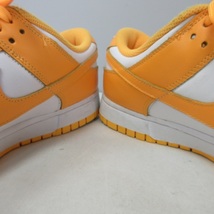 ナイキ NIKE DD1503-800 WMNS DUNK LOW LASER ORANGE スニーカーシューズ 白 オレンジ ホワイト US 11 28cm 0920 メンズ レディース_画像3