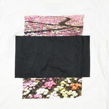 アンリアレイジ ANREALAGE Tシャツ カットソー ロゴ プリント 花柄 フラワー 半袖 クルーネック 白 ホワイト メンズ_画像3