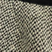 ドゥロワー Drawer ツイード風セミタイトスカート ひざ丈 38 黒 白 ブラック ホワイト /DF ■OS レディース_画像6
