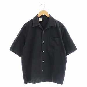 ミスターハリウッド N.HOOLYWOOD 20SS DENIM S/S SHIRT デニム シャツ 半袖 コットン 38 黒 ブラック /MF ■OS ■AD メンズ