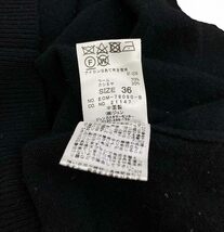 ジュン JUN ニット セーター 長袖 Vネック 36 S 黒 ブラック /KH ■GY99 レディース_画像8