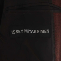 イッセイミヤケメン ISSEY MIYAKE MEN 20AW DF WOOL JACKET ウール ジャケット スタンドカラー 3 ボルドー /DF ■OS ■SH メンズ_画像3