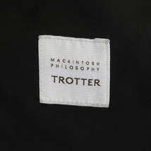 マッキントッシュフィロソフィー MACKINTOSH PHILOSOPHY TROTTER ナイロンパンツ テーパード ジッパーフライ 40 黒 ブラック /DO ■OS レデ_画像3