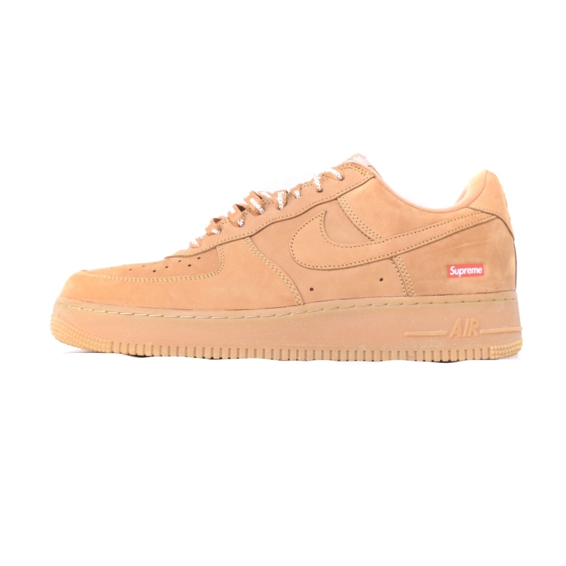 JChere雅虎拍卖代购：Supreme Nike Air Force 1 Low Flax/W