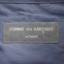 コムデギャルソンオム COMME des GARCONS HOMME AD1995 シャツ 長袖 無地 青 ブルー /WM メンズ_画像5