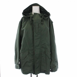 アッパーハイツ upper hights ARMY THE MILITARY PARKA ナイロンツイル ミリタリーパーカ ジャケット 1 S カーキ 93NA243