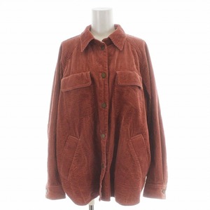 トラディショナルウェザーウェア Traditional Weatherwear シャツジャケット コーデュロイ 無地 S ピンク /TR1 レディース