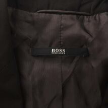 ヒューゴボス HUGO BOSS テーラードジャケット サイドベンツ 無地 38 M 茶 ブラウン /TR5 レディース_画像4