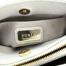 フルラ FURLA TESSA MINI CROSSBODY ショルダーバッグ レザー 水色 /AK22 レディース_画像3