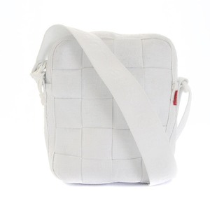 シュプリーム SUPREME 23SS Woven Shoulder Bag ショルダーバッグ 格子編み ロゴ 白 ホワイト SUP-SS23-352 /WM メンズ レディース