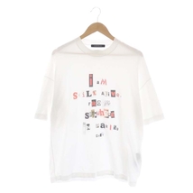 オールモストブラック I AM STILL ALIVE 2004 print Tシャツ 半袖 クルーネック プリント 1 白 マルチカラー /MI ■OS ■SH メンズ_画像1