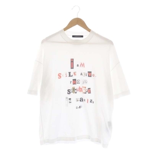オールモストブラック I AM STILL ALIVE 2004 print Tシャツ 半袖 クルーネック プリント 1 白 マルチカラー /MI ■OS ■SH メンズ
