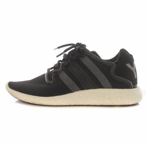 ヨウジヤマモト アディダス YOHJI YAMAMOTO adidas Y-3 スニーカー Yohji Run US5 23cm 黒 ブラック BB4865 /IR ■GY07 レディース