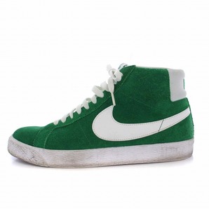 ナイキ エスビー NIKE SB ZOOM BLAZER MID GREEN ズーム ブレーザー ミッド グリーン スニーカー US9.5 27.5cm 864349-311 /KH メンズの画像1