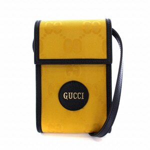 グッチ GUCCI Off The Grid オフザグリット ミニ ショルダーバッグ GG柄 黄色 イエロー /KH ■GY20 レディース