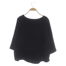 コルピエロ COL PIERROT L'Appartement DEUXIEME CLASSE取扱い 3/4 Sleeve Blouse ブラウス カットソー プルオーバー 七分袖 黒 ブラック /_画像2