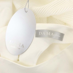 未使用品 ダーマコレクション dama collection ドルマンカットソー ブラウス 半袖 プルオーバー 2 オフホワイト /DO ■OS レディースの画像3