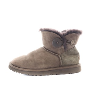 アグ オーストラリア UGG australia ムートンブーツ ショートブーツ ベイリーショート US6 23cm 茶 ブラウン F19012 /YB レディース