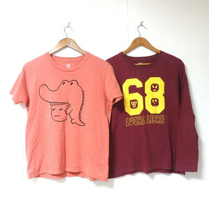 【送料無料】グラニフTシャツ２枚セット/Sサイズ　長袖　半袖　Design Tshirts Store graniph