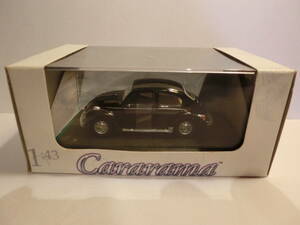 Cararama made 1/43 Volkswagen Beetle black type I * postage 510 jpy ~ VW Beetle Type I