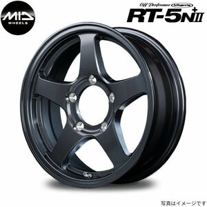 マルカ ホイール オフパフォーマー RT-5N+ II スズキ ジムニー 64系 MID 【16×5.5J 5-139.7 INSET22 ダークガンメタ】 1本単品