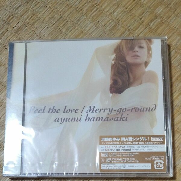 浜崎あゆみ CD+DVD/Feel the love/Merry-go-round 13/12/25発売 