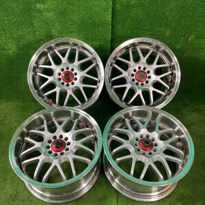 816.☆希少☆ASAHI TEC CRIMSON INC RACING SPARCO 16×8J +38 100 5穴 4本 アサヒ クリムゾン レーシングスパルコ アルミホイール