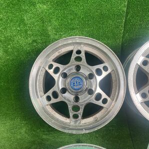 825☆希少☆BRIDGESTONE ZONA RV-1 15×5.5J +15 139.7 6穴 4本 ブリヂストン ゾナ アルミホイールの画像4