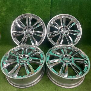 861.WEDS KRANZE GLOSSA 20×8J +43 114.3 5穴 4本 ウェッズ クレンツェ グロッサ アルミホイール