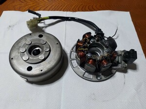 ホンダ MD50 郵政カブ 純正 12V キャブ車 ジェネレーター フライホイール セット C50 C70 HA02 MD70 カブ モンキー ダックス シャリー