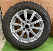 215/60R16 BRIDGESTONE BLIZZAK VRX【2019年】(社外アルミホイール) 16X6.5J ET54 5H/114.3 4本セット！_画像2