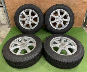 195/65Ｒ15　グッドイヤー/VECTOR 4SEASONS【2019年】社外アルミ　15×6Ｊ　ET53　5Ｈ/114.3　4本セット！