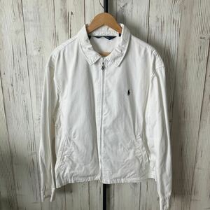 90s POLO by RALPH LAUREN ポロバイラルフローレン スウィングトップ コットン ホワイト XXL