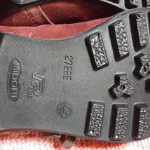 ミドリ安全 【熱場作業向け／二種 耐熱靴試験 合格】 《ベロア革／鋼製先芯》 メンズ 安全靴 V351 茶 27 EEE_画像7
