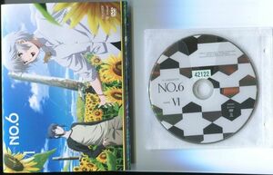 ●A2715 R中古DVD「NO.6 ナンバーシックス」全6巻 ケース無 声：梶裕貴/細谷佳正　レンタル落ち