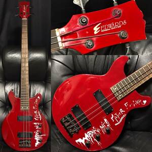 即落送料無料★ ESP 系 EDWARDS エドワーズ BASS ルナシー Jモデル ベース ギター 現状品 消費税0円 ロック ヴィジュアル パンク メタル 系