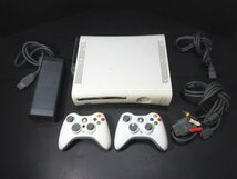 XA070◇マイクロソフト XBOX360 コンソール 本体 コントローラー 付属品 / 計3点 / Microsoft CONSOLE TVゲーム ゲーム機 玩具 / 現状渡し_画像1