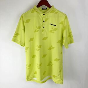 大きいサイズ TOUR B 半袖 ポロシャツ メンズ LL 黄緑 カジュアル スポーツ トレーニング ゴルフ golf シンプル ウェア