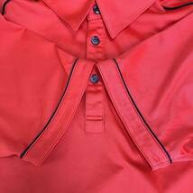 大きいサイズ PUMA プーマ 半袖 ポロシャツ メンズ L 赤 レッド カジュアル スポーツ トレーニング ゴルフ golf シンプル ウェア ロゴ_画像6
