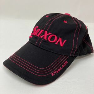 SRIXON スリクソン キャップ 帽子 cap フリーサイズ FREE 黒 ブラック カジュアル スポーツ トレーニング ゴルフ golf ウェア シンプル