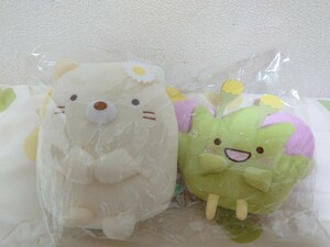 すみっコぐらし ネオ・すみっコくじ Part1　ぬいぐるみセット賞 新品未開封 ねこ ざっそう ざっそうとようせいのお花畑テーマ