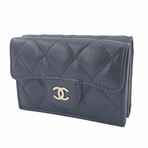 【中古】 CHANEL シャネル クラシック スモール フラップウォレット レディース財布 AP0230 キャビアスキン 22033116 AK