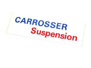 キャロッセステッカー新品 CARROSSER Suspension ラリー ダートラ 旧車