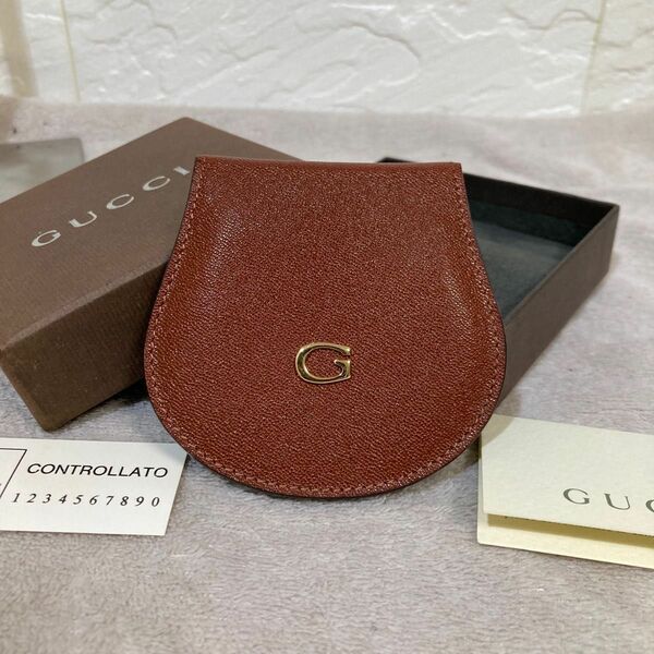 新品　GUCCI グッチ　コインケース　ブラウン