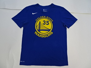 ■0902■ゴールデンステート ウォリアーズ NBA ナイキ NIKE 半袖 Tシャツ L DURANT 35 ●