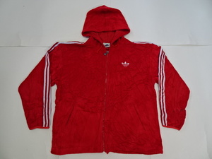 ■0916■アディダス ADIDAS●フルジップパーカー L-O デサント ヴィンテージ VINTAGE●