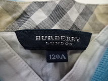 ■0923■バーバリー BURBERRY LONDON●長袖 120A 三陽商会●_画像2